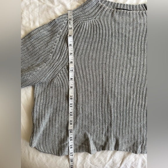 American Apparel Cropped Sweater - Grey - Large - Picture 2 of 4